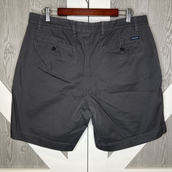 E1.01 Chap's Men's Flat Front Stretch Twill Short 38 waist - Picture 2 of 7